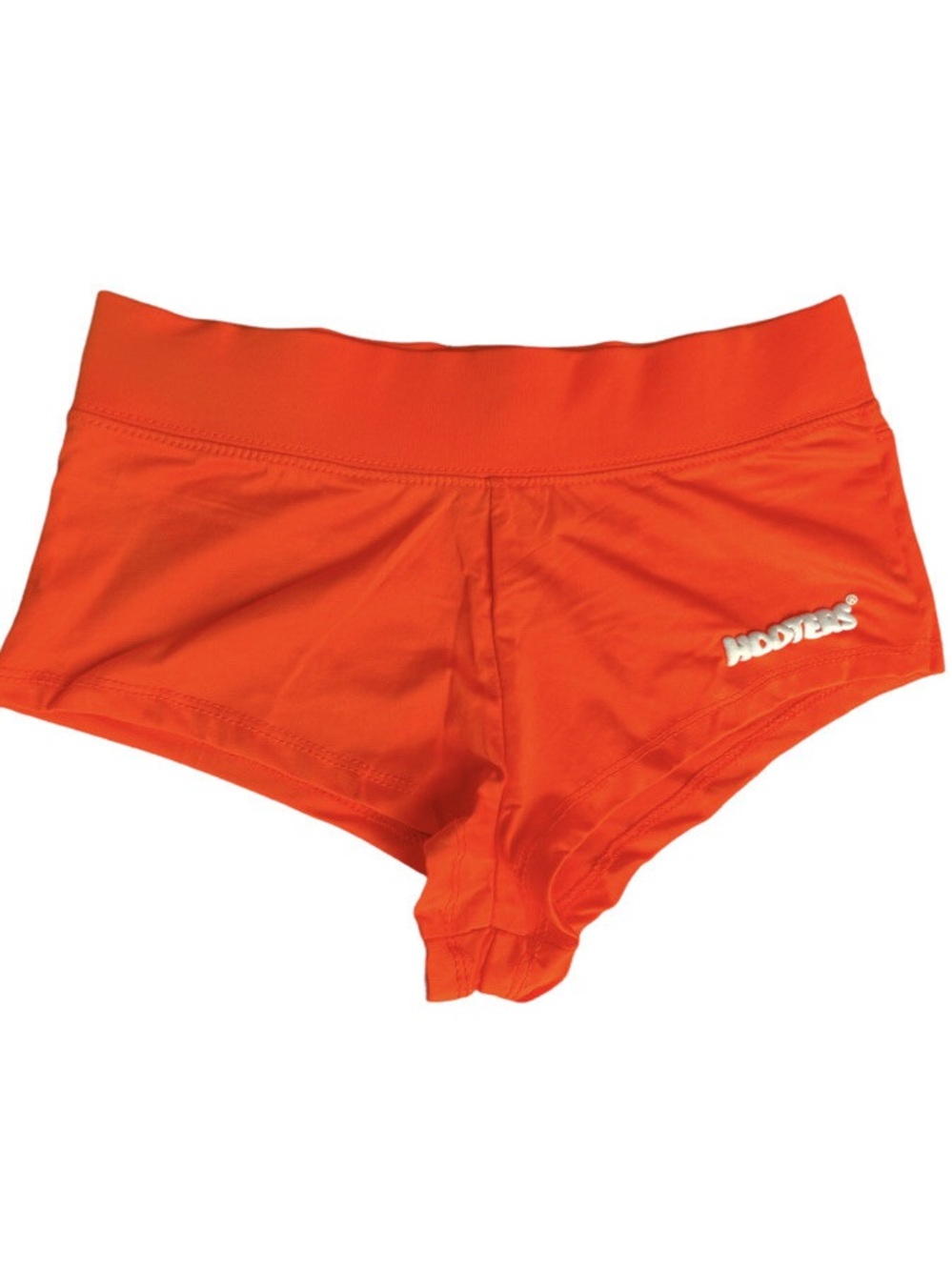 Hooters Bright Orange Women's Stretch Bike Shorts